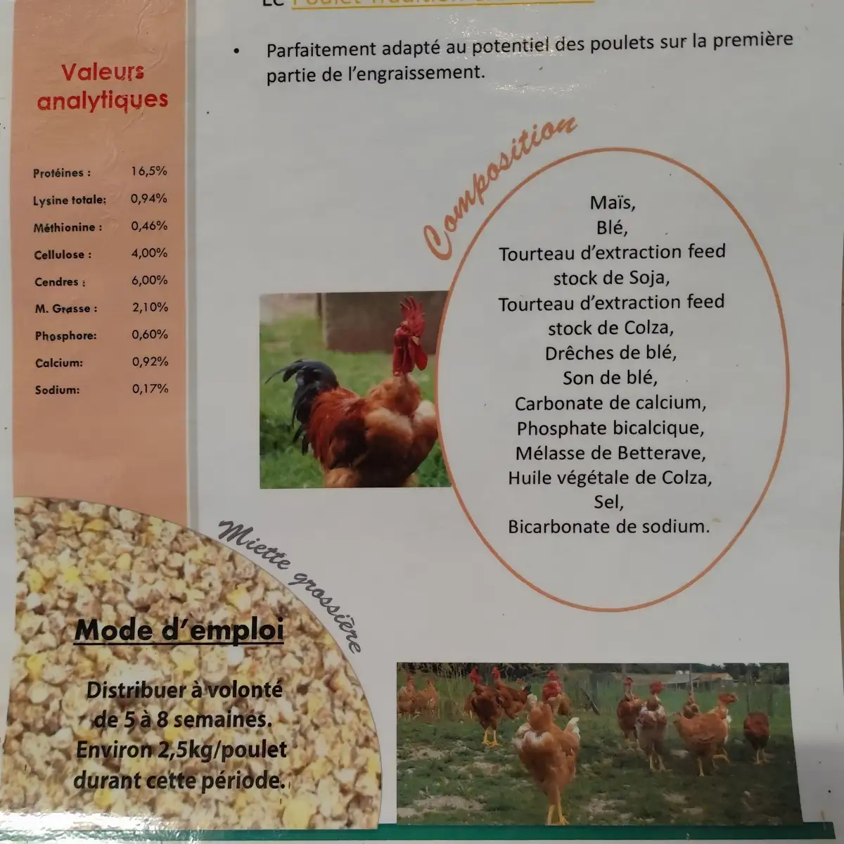 Aliment de croissance